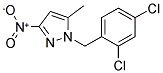 1-(2,4-DICHLORO-BENZYL)-5-METHYL-3-NITRO-1H-PYRAZOLE Struktur