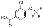 3-CHLORO-4-(TRIFLUOROMETHOXY)BENZOIC ACID Struktur