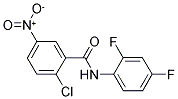 N-(2,4-DIFLUOROPHENYL)(2-CHLORO-5-NITROPHENYL)FORMAMIDE Struktur