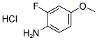 2-FLUORO-4-METHOXYANILINE HYDROCHLORIDE Struktur