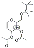 3,4-DI-O-ACETYL-6-O-(TERT-BUTYLDIMETHYLSILYL)-D-GALACTAL Struktur