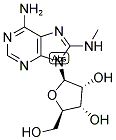 8-METHYLAMINOADENOSINE Struktur