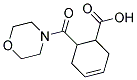 6-(MORPHOLINOCARBONYL)-3-CYCLOHEXENE-1-CARBOXYLIC ACID Struktur