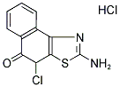 2-AMINO-4-CHLORO-4,5-DIHYDRONAPHTHO[1,2-D][1,3]THIAZOL-5-ONE HYDROCHLORIDE Struktur