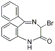 3-BROMO-5-PHENYL-1,3-DIHYDRO-2H-1,4-BENZODIAZEPIN-2-ONE Struktur