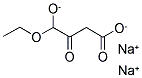 MONOETHYLOXALACETIC ACID, DISODIUM SALT Struktur