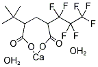 CALCIUM 6,6,7,7,8,8,8-HEPTAFLUORO-2,2-DIMETHYL-3,5-OCTANEDIONATE, DIHYDRATE Struktur