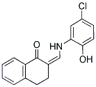 2-[(5-CHLORO-2-HYDROXYANILINO)METHYLENE]-3,4-DIHYDRO-1(2H)-NAPHTHALENONE Struktur