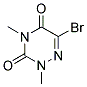 6-BROMO-2,4-DIMETHYL-1,2,4-TRIAZINE-3,5(2H,4H)-DIONE Struktur