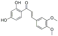 2',4'-DIHYDROXY-3,4-DIMETHOXYCHALCONE Struktur