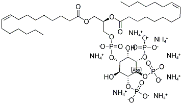 1,2-DIPALMITOYL-SN-GLYCERO-3-PHOSPHO-1-D-MYO-INOSITOL-3,4,5-TRIS PHOSPHATE 7NH3 Struktur