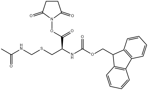 FMOC-CYS(ACM)-OSU Struktur