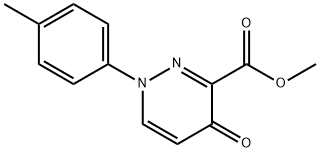 METHYL 1-(4-METHYLPHENYL)-4-OXO-1,4-DIHYDRO-3-PYRIDAZINECARBOXYLATE Struktur