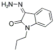 3-HYDRAZONO-1-PROPYL-1,3-DIHYDRO-INDOL-2-ONE Struktur