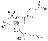 [5,6,8,9,11,12,14,15(N)-3H] THROMBOXANE B2 Struktur