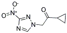 1-(2-CYCLOPROPYL-2-OXOETHYL)-3-NITRO-1,2,4-TRIAZOLE Struktur