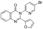 3-(5-BROMOPYRIDIN-2-YL)-2-(2-FURYL)QUINAZOLIN-4(3H)-ONE Struktur