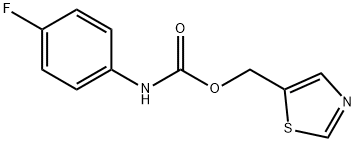 1,3-THIAZOL-5-YLMETHYL N-(4-FLUOROPHENYL)CARBAMATE Struktur