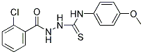 2-(2-CHLOROBENZOYL)-N-(4-METHOXYPHENYL)HYDRAZINECARBOTHIOAMIDE Struktur