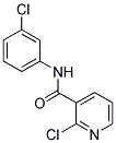 2-CHLORO-N'-3'-(3-CHLOROPHENYL)NICOTINAMIDE Struktur