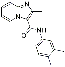 N-(3,4-DIMETHYLPHENYL)-2-METHYLIMIDAZO[1,2-A]PYRIDINE-3-CARBOXAMIDE Struktur