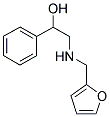 2-(FURFURYLAMINO)-1-PHENYLETHANOLE Struktur