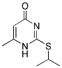 2-(ISOPROPYLTHIO)-6-METHYLPYRIMIDIN-4(1H)-ONE Struktur