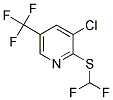 3-CHLORO-2-[(DIFLUOROMETHYL)SULFANYL]-5-(TRIFLUOROMETHYL)PYRIDINE Struktur