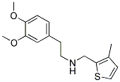 N-(2-(3,4-DIMETHOXYPHENYL)ETHYL)-N-((3-METHYLTHIEN-2-YL)METHYL)AMINE Struktur