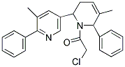 2-CHLORO-1-(3-METHYL-6-(5-METHYL-6-PHENYLPYRIDIN-3-YL)-2-PHENYL-5,6-DIHYDROPYRIDIN-1(2H)-YL)ETHANONE Struktur