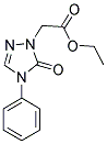 ETHYL 2-(5-OXO-4-PHENYL-4,5-DIHYDRO-1H-1,2,4-TRIAZOL-1-YL)ACETATE Struktur