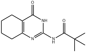 2,2-DIMETHYL-N-(4-OXO-3,4,5,6,7,8-HEXAHYDRO-2-QUINAZOLINYL)PROPANAMIDE Struktur