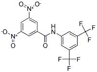 (3,5-DINITROPHENYL)-N-(3,5-BIS(TRIFLUOROMETHYL)PHENYL)FORMAMIDE Struktur