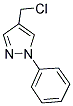 4-(CHLOROMETHYL)-1-PHENYL-1H-PYRAZOLE Struktur