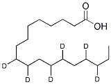 OCTADECANOIC-9,10,12,13,15,16-D6 ACID Struktur