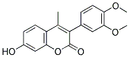 3(3',4'-DIMETHOXYPHENYL)-7-HYDROXY-4-METHYLCOUMARIN Struktur