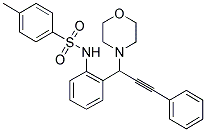 4-METHYL-N-(2-(1-MORPHOLINO-3-PHENYLPROP-2-YNYL)PHENYL)BENZENESULFONAMIDE Struktur