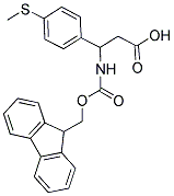 3-N-FMOC-3-(4-METHYLTHIOPHENYL)PROPIONIC ACID Struktur