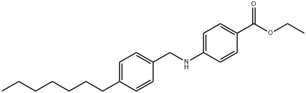 ETHYL 4-[(4-HEPTYLBENZYL)AMINO]BENZENECARBOXYLATE Struktur