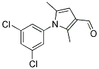 1-(3,5-DICHLORO-PHENYL)-2,5-DIMETHYL-1H-PYRROLE-3-CARBALDEHYDE Struktur