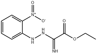 ETHYL 2-AMINO-2-[(E)-2-(2-NITROPHENYL)HYDRAZONO]ACETATE Struktur