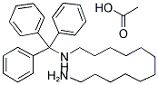 N-1-TRITYL-1,12-DIAMINODODECANE ACETATE Struktur