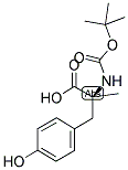 BOC-ALPHA-METHYL-L-TYR Struktur