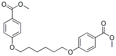 METHYL 4-((6-[4-(METHOXYCARBONYL)PHENOXY]HEXYL)OXY)BENZENECARBOXYLATE Struktur