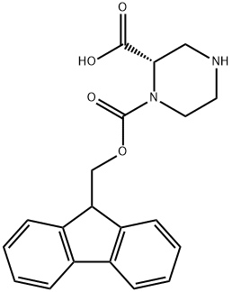 1-FMOC-PIPERAZINE-2-(S)-CARBOXYLIC ACID Struktur