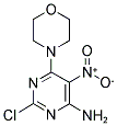 4-(6-AMINO-2-CHLORO-5-NITRO-4-PYRIMIDINYL)MORPHOLINE Struktur