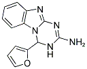 4-(2-FURYL)-3,4-DIHYDRO[1,3,5]TRIAZINO[1,2-A]BENZIMIDAZOL-2-AMINE Struktur