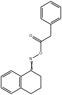 1-([(2-PHENYLACETYL)OXY]IMINO)-1,2,3,4-TETRAHYDRONAPHTHALENE Struktur