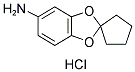 SPIRO[1,3-BENZODIOXOLE-2,1'-CYCLOPENTAN]-5-AMINE HYDROCHLORIDE Struktur