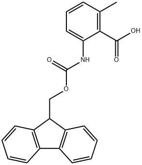 FMOC-2-AMINO-6-METHYLBENZOIC ACID Struktur